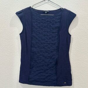 Tommy Hilfiger Dark Blue Blouse Size M Excellent Condition